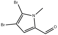 4,5-dibromo-1-methyl-1H-pyrrole-2-carbaldehyde Structure