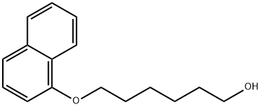 6-(1-naphthyloxy)-1-hexanol Structure