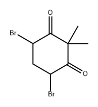 1,3-Cyclohexanedione, 4,6-dibromo-2,2-dimethyl- Structure