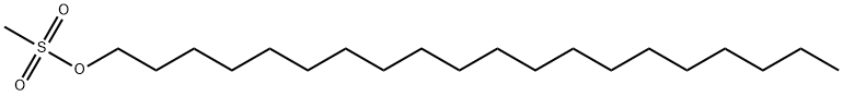 1-Eicosanol, 1-methanesulfonate Structure