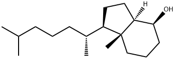 1H-Inden-4-ol, 1-[(1R)-1,5-dimethylhexyl]octahydro-7a-methyl-, (1R,3aR,4S,7aR)- Structure