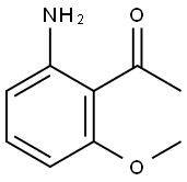 1-(2-Amino-6-methoxyphenyl)ethanone 구조식 이미지