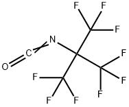 Propane, 1,1,1,3,3,3-hexafluoro-2-isocyanato-2-(trifluoromethyl)- 구조식 이미지