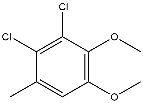 2,3-Dichloro-4,5-dimethoxy-1-methylbenzene Structure