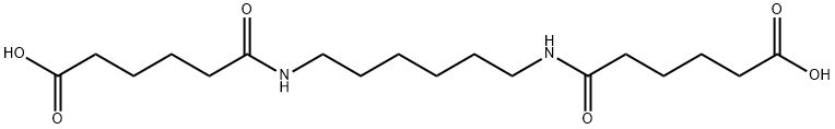 Hexanoic acid, 6,6'-(1,6-hexanediyldiimino)bis[6-oxo- Structure