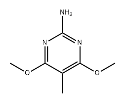 2-Pyrimidinamine, 4,6-dimethoxy-5-methyl- 구조식 이미지