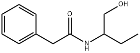Benzeneacetamide, N-[1-(hydroxymethyl)propyl]- Structure