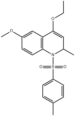 4-Ethoxy-6-methoxy-2-methyl-1-tosyl-1,2-dihydroquinoline 구조식 이미지