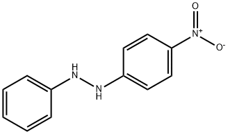Hydrazine, 1-(4-nitrophenyl)-2-phenyl- Structure