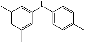 Benzenamine, 3,5-dimethyl-N-(4-methylphenyl)- Structure