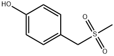 4-((Methylsulfonyl)methyl)phenol Structure