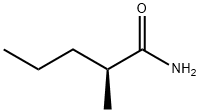 Pentanamide, 2-methyl-, (2S)- Structure