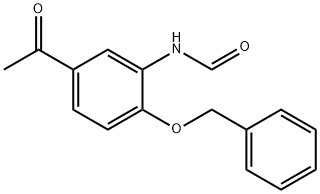 4-Benzyloxy-3-formamidoacetophenone Structure