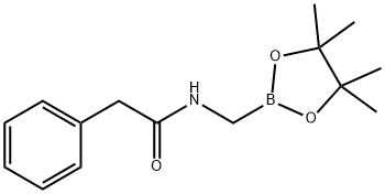 2-phenyl-N-[(4,4,5,5-tetramethyl-1,3,2-dioxaborola
n-2-yl)methyl]acetamide Structure