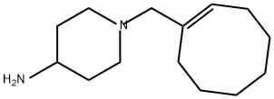 4-Piperidinamine, 1-(1-cycloocten-1-ylmethyl)- Structure