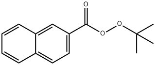 2-Naphthalenecarboperoxoic acid, 1,1-dimethylethyl ester Structure