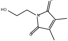 1H-Pyrrole-2,5-dione, 1-(2-hydroxyethyl)-3,4-dimethyl- Structure