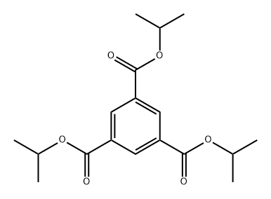 1,3,5-Benzenetricarboxylic acid, 1,3,5-tris(1-methylethyl) ester 구조식 이미지