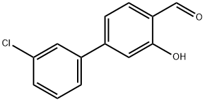 5-(3-Chlorophenyl)-2-formylphenol Structure