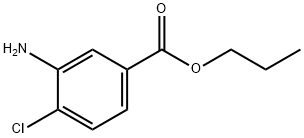 Benzoic acid, 3-amino-4-chloro-, propyl ester Structure