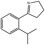 2H-Pyrrole, 3,4-dihydro-5-[2-(1-methylethyl)phenyl]- Structure