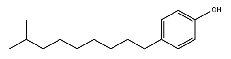 Phenol, 4-(8-methylnonyl)- Structure