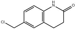 2(1H)-Quinolinone, 6-(chloromethyl)-3,4-dihydro- Structure