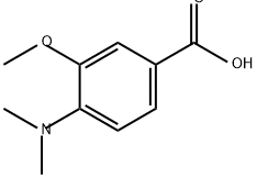 Benzoic acid, 4-(dimethylamino)-3-methoxy- Structure