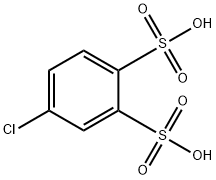 1,2-Benzenedisulfonic acid, 4-chloro- Structure