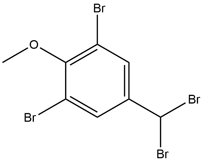 1,3-Dibromo-5-(dibromomethyl)-2-methoxybenzene Structure