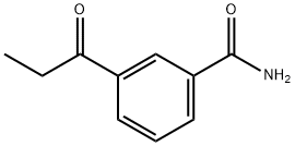 Benzamide, 3-(1-oxopropyl)- Structure