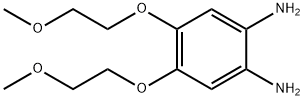 1,2-Benzenediamine, 4,5-bis(2-methoxyethoxy)- Structure