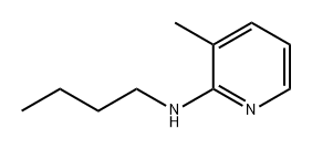 2-Pyridinamine, N-butyl-3-methyl- 구조식 이미지