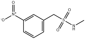 N-methyl-1-(3-nitrophenyl)methanesulfonamide 구조식 이미지