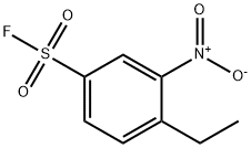 4-ethyl-3-nitrobenzene-1-sulfonyl fluoride Structure