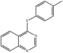 4-(p-Tolylthio)quinazoline Structure