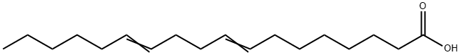 8,12-Octadecadienoic acid Structure