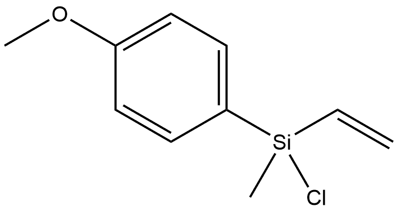 Benzene, 1-(chloroethenylmethylsilyl)-4-methoxy- Structure