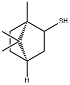 Bicyclo[2.2.1]heptane-2-thiol, 1,7,7-trimethyl-, (1R,4R)- Structure