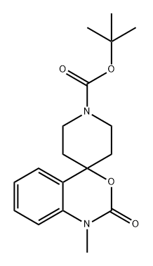 Spiro[4H-3,1-benzoxazine-4,4'-piperidine]-1'-carboxylic acid, 1,2-dihydro-1-methyl-2-oxo-, 1,1-dimethylethyl ester Structure