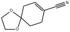 1,4-Dioxaspiro[4.5]dec-7-ene-8-carbonitrile Structure