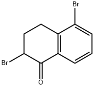 1(2H)-Naphthalenone, 2,5-dibromo-3,4-dihydro- 구조식 이미지