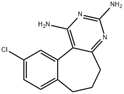 5H-Benzo[3,4]cyclohepta[1,2-d]pyrimidine-1,3-diamine, 10-chloro-6,7-dihydro- Structure