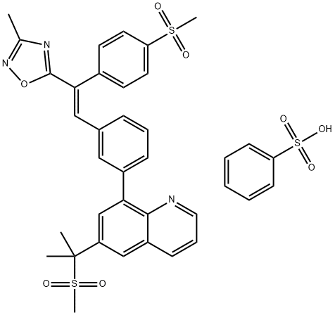 MK-0359 besylate Structure