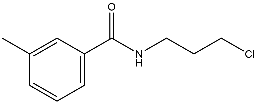 N-(3-Chloropropyl)-3-methylbenzamide Structure