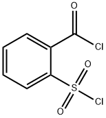 Benzoyl chloride, 2-(chlorosulfonyl)- Structure