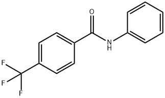 Benzamide, N-phenyl-4-(trifluoromethyl)- Structure