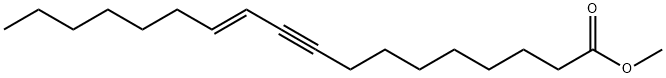 11-Octadecen-9-ynoic acid, methyl ester, (11E)- Structure