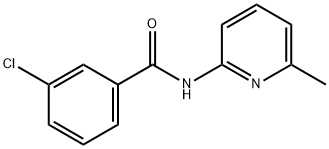 3-chloro-N-(6-methyl-2-pyridinyl)benzamide Structure