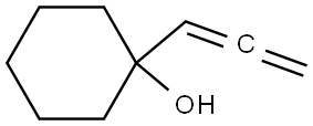 Cyclohexanol, 1-(1,2-propadien-1-yl)- 구조식 이미지